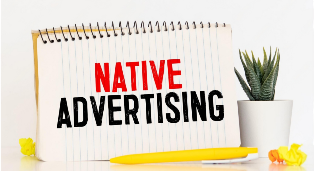 Native advertising